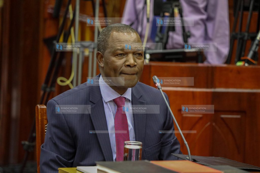 Prof Njuguna Ndung’u, nominee Cabinet Secretary for National treasury