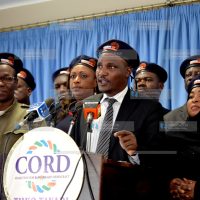 CORD politicians led by ODM Party chairman John Mbadi under the name ‘Firimbi Movement’