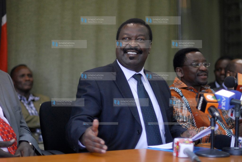 Hon. Musalia Mudavadi with members of ODM