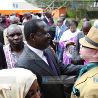 ODM party leader Raila Odinga meets Nominated MP Isaac Mwaura