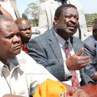 Deputy Prime Minister Musalia Mudavadi, accompanied by Lurambi MP Manyala Keya, Jacob Keino