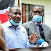 Orange Democratic Movement (ODM) National Chairman Hon. John Mbadi and ODM Secretary General Edwin Sifuna