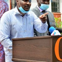 Orange Democratic Movement (ODM) National Chairman Hon. John Mbadi and ODM Secretary General Edwin Sifuna