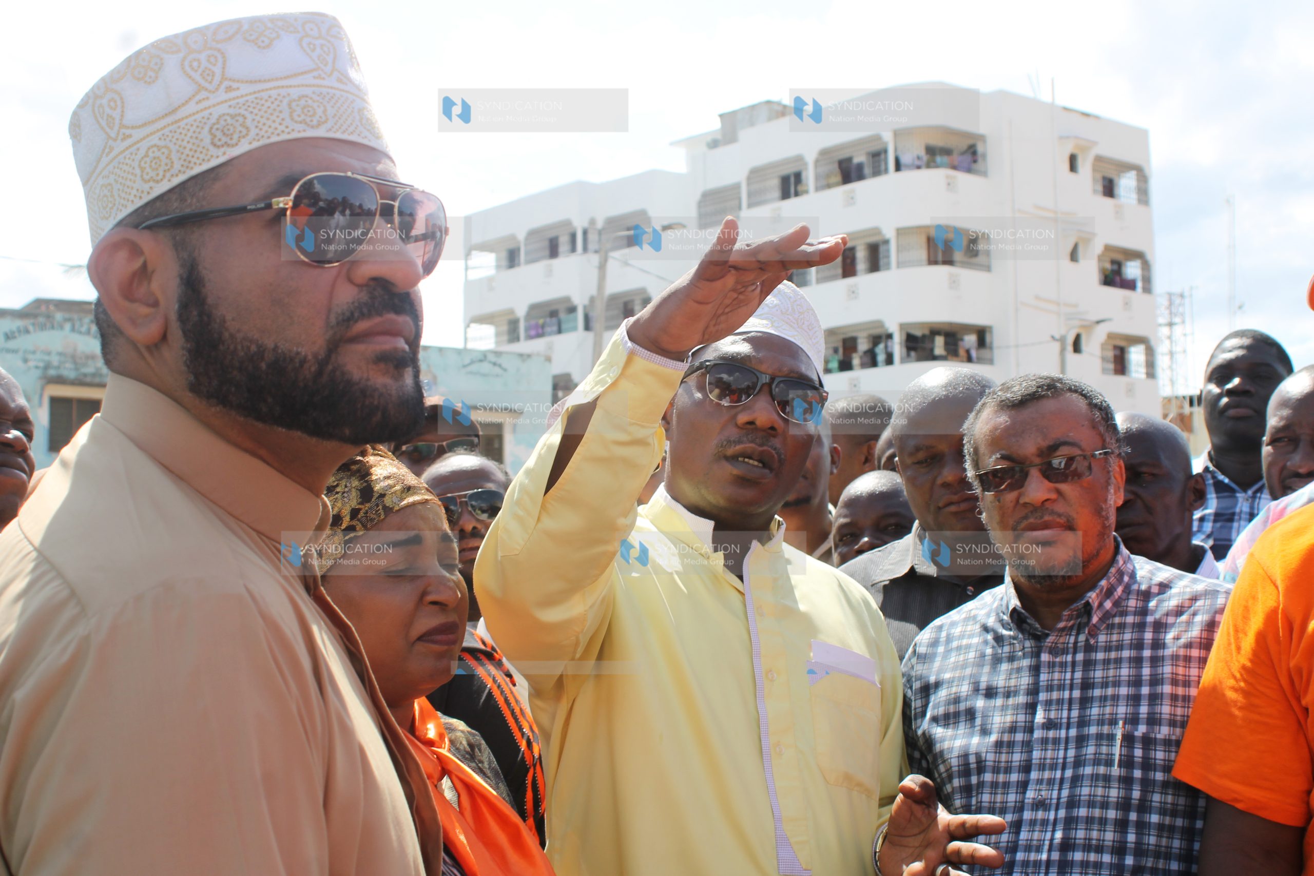 Mvita MP Abdulswamad Nassir, Woman Representative Mishi Mboko, and Kisauni MP Rashid Bedzimba