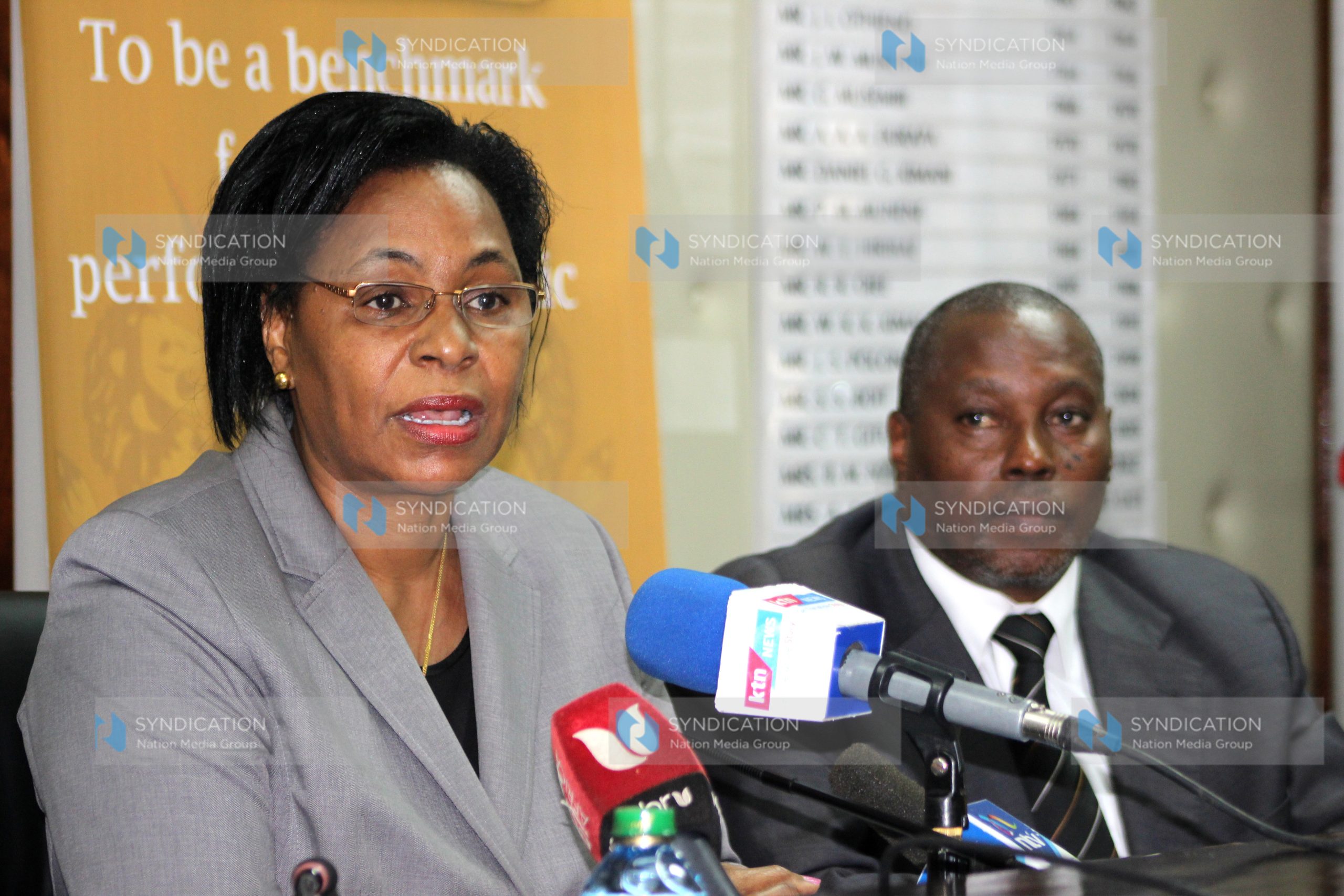Public Service Commission chairman Margaret Kobia