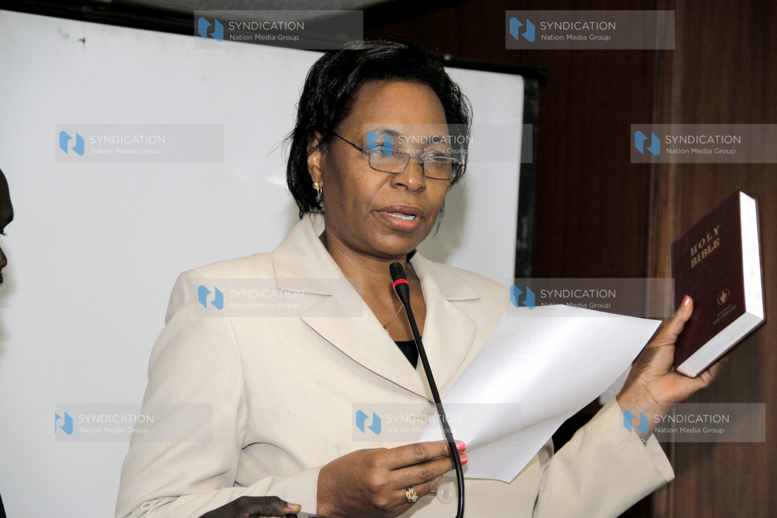Prof. Margaret Kobia, the PSC Chair