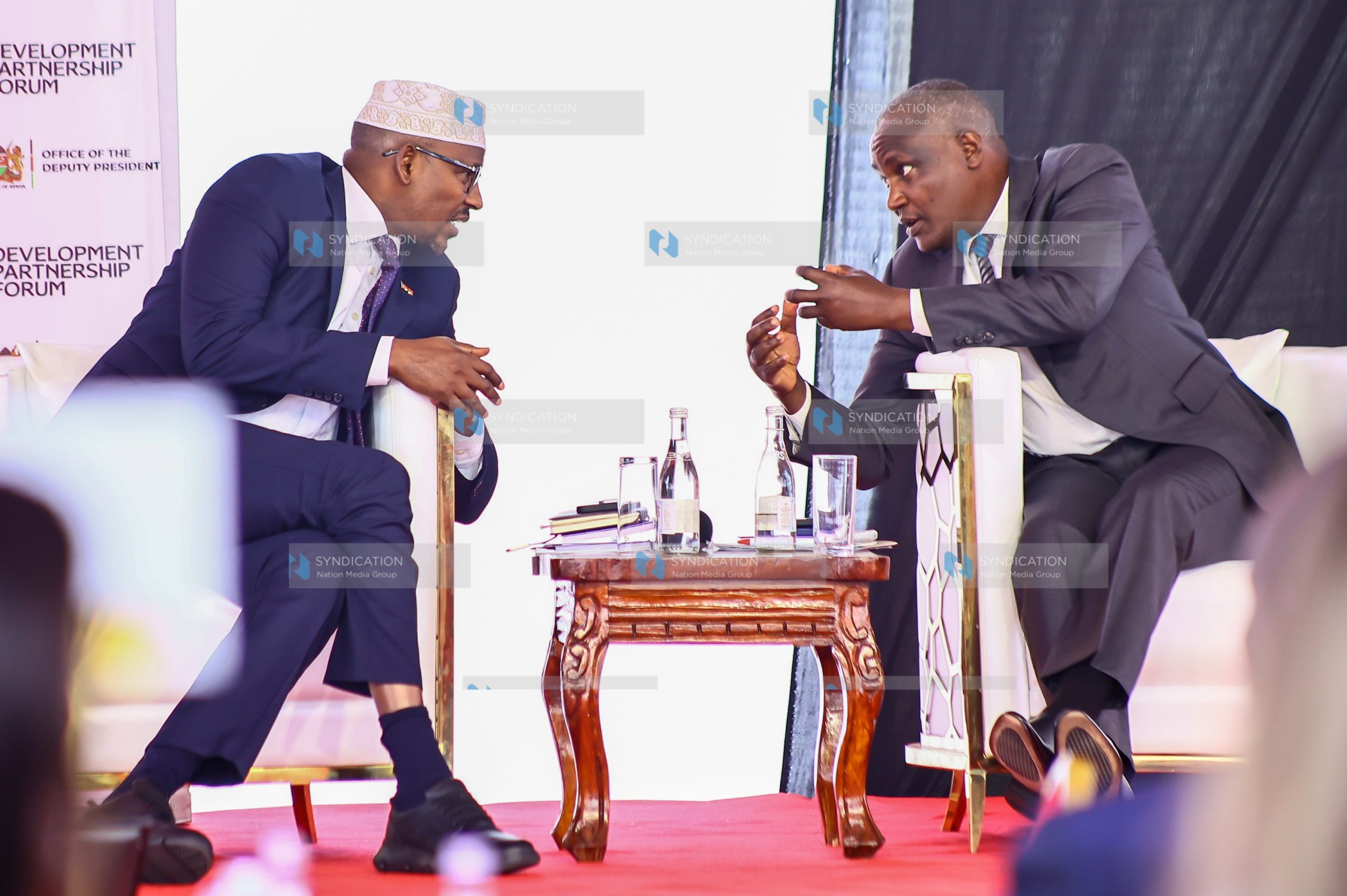 Council of Governors Chairperson Ahmed Abdullahi and Cabinet Secretary for the National Treasury and Economic Planning, John Ng’ongo Mbadi