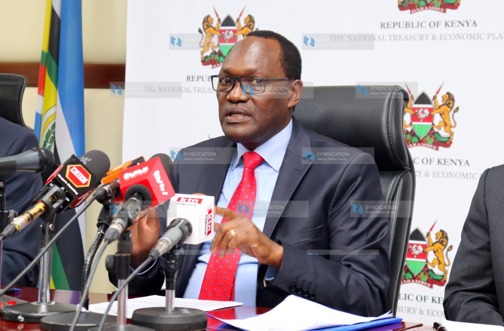 The National Treasury Principal Secretary Dr. Chris Kiptoo