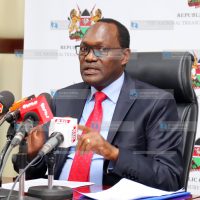The National Treasury Principal Secretary Dr. Chris Kiptoo