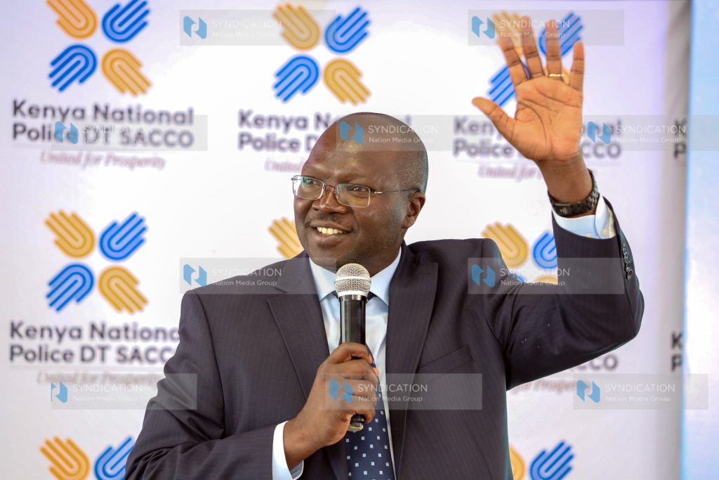 Cabinet Secretary for Cooperatives and Micro and Small Enterprise Simon Kiprono Chelugui