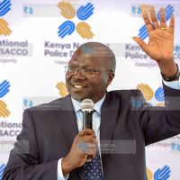 Cabinet Secretary for Cooperatives and Micro and Small Enterprise Simon Kiprono Chelugui