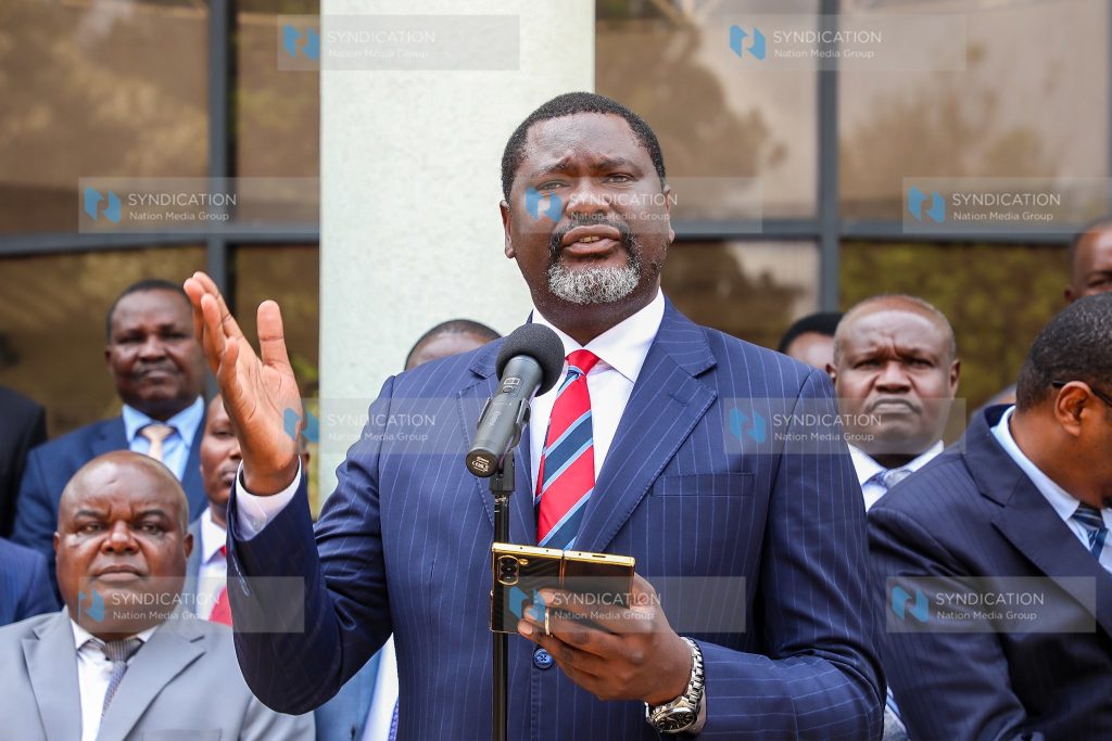 Public Service, human capital development and special programmes Cabinet Secretary Geoffrey Kiringa Ruku