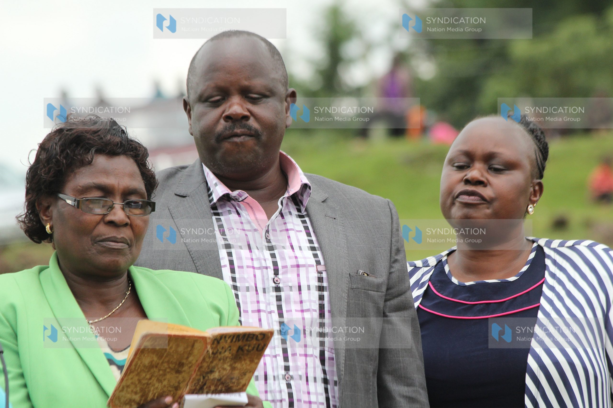 Bomet Governor Isaac Ruto, his cousin Irene Korgoren and his sister Anne Chebochok
