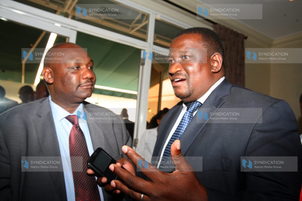 Kwale County Governor Salim Mvurya and Narok Governor Samuel Tunai