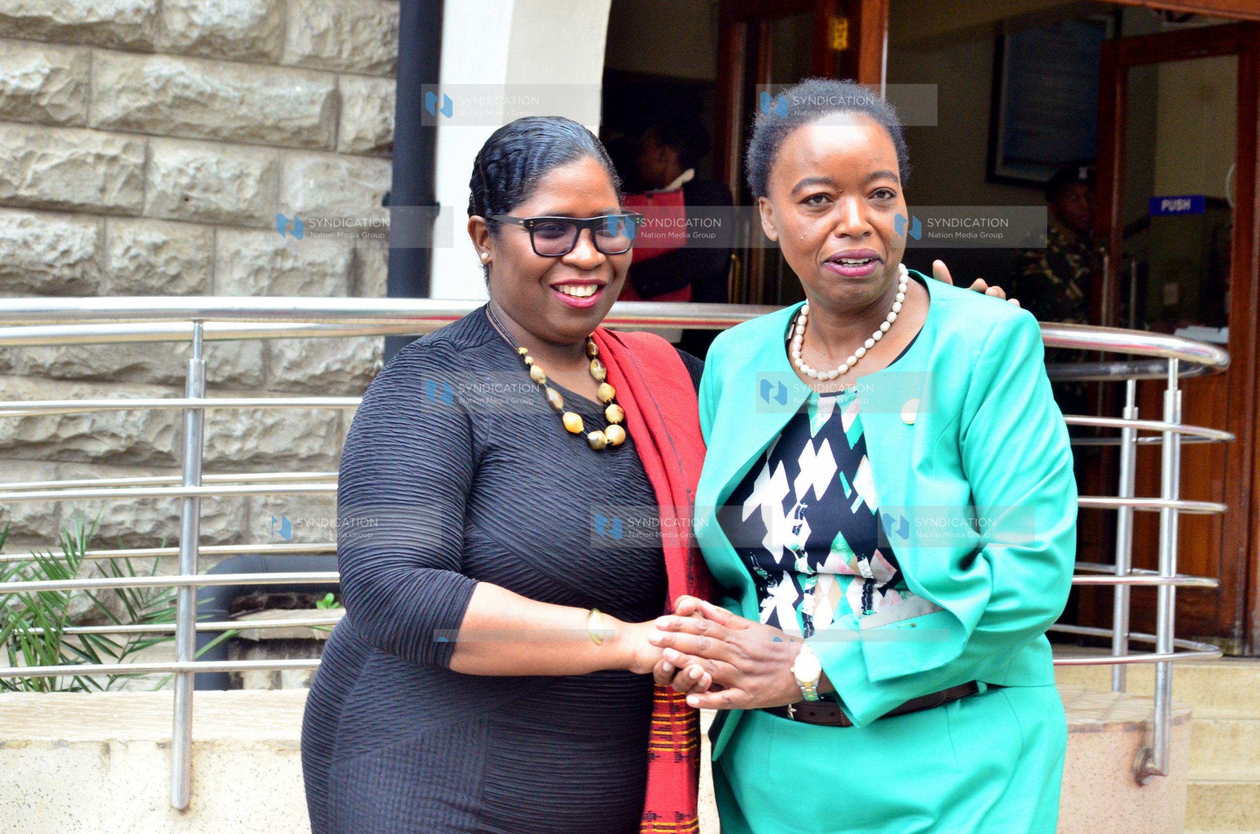 Ministry of Foreign Affairs Cabinet Secretary Monica Juma welcomes H.E. Yldiz Pollack-Beighle