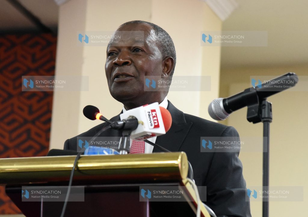 The National Treasury and Economic Planning Cabinet Secretary Prof. Njuguna Ndung'u