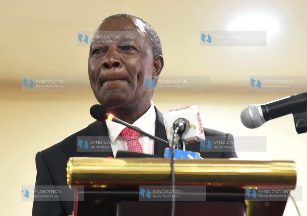 The National Treasury and Economic Planning Cabinet Secretary Prof. Njuguna Ndung'u