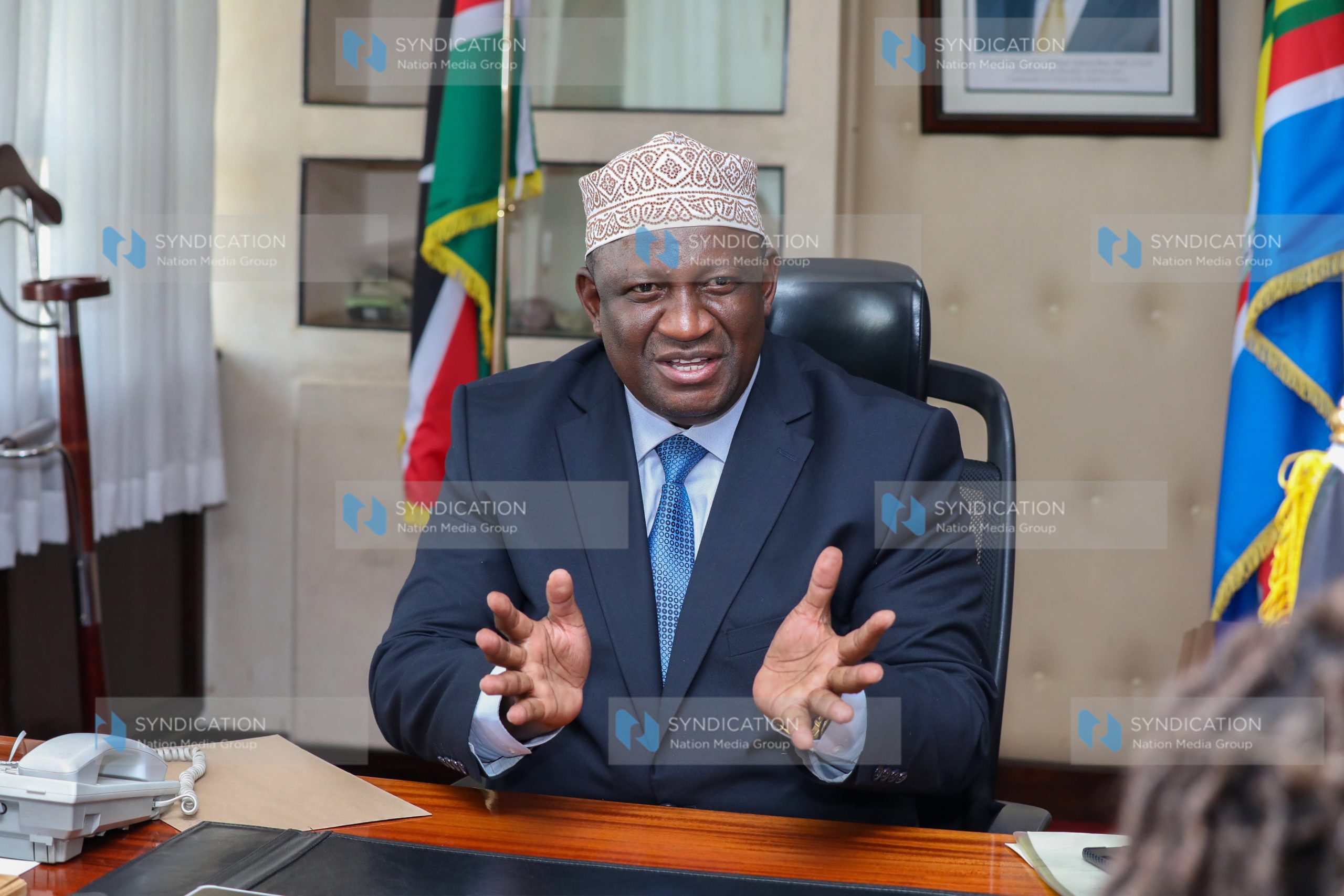 Cabinet Secretary for Mining, Blue Economy and Maritime Affairs Salim Mvurya