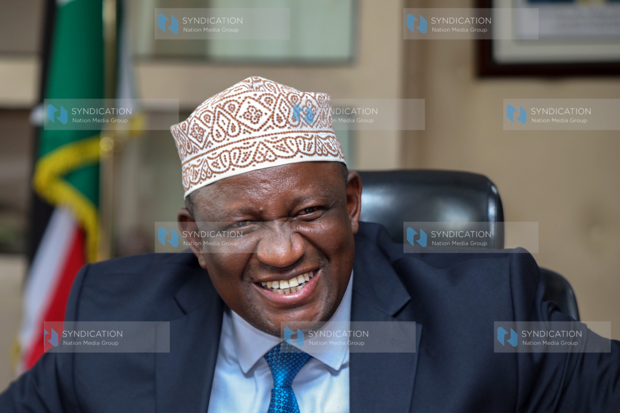 Cabinet Secretary for Mining, Blue Economy and Maritime Affairs Salim Mvurya