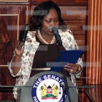 Nominated Senator Millicent Omanga