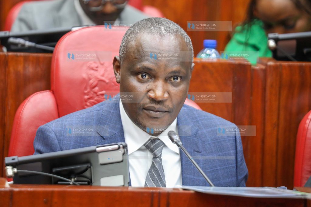 Cabinet Secretary for the National Treasury and Economic Planning, John Ng'ongo Mbadi