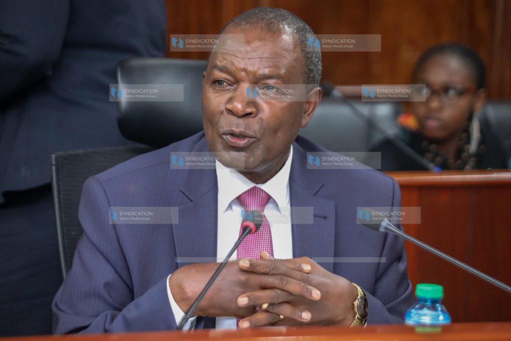 Cabinet Secretary, National Treasury & Economic Planning Prof. Njuguna Ndung'u