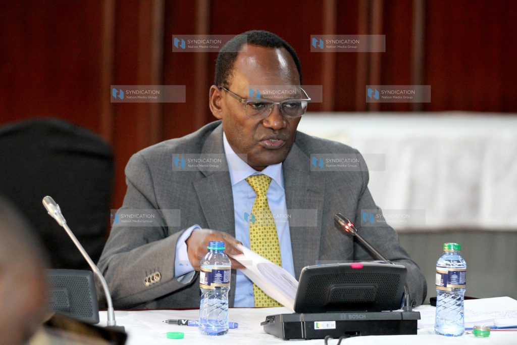 Treasury Principal secretary, Chris Kiptoo