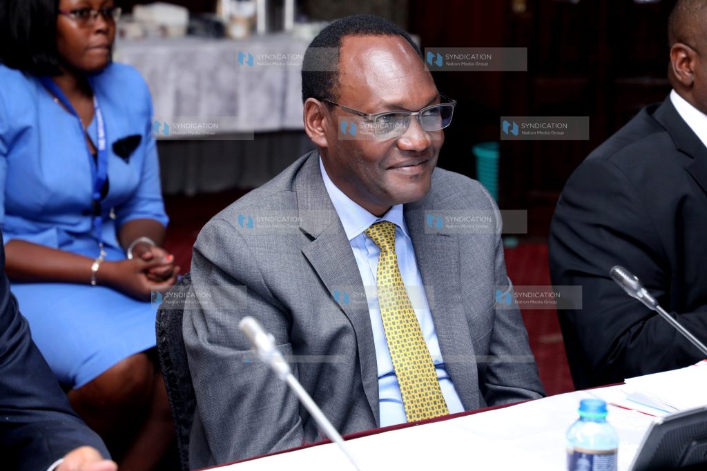 Treasury Principal secretary, Chris Kiptoo