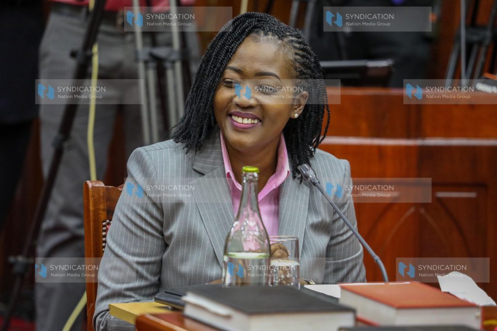 Environment and Forestry Cabinet Secretary nominee Roselinda Soipan Tuya
