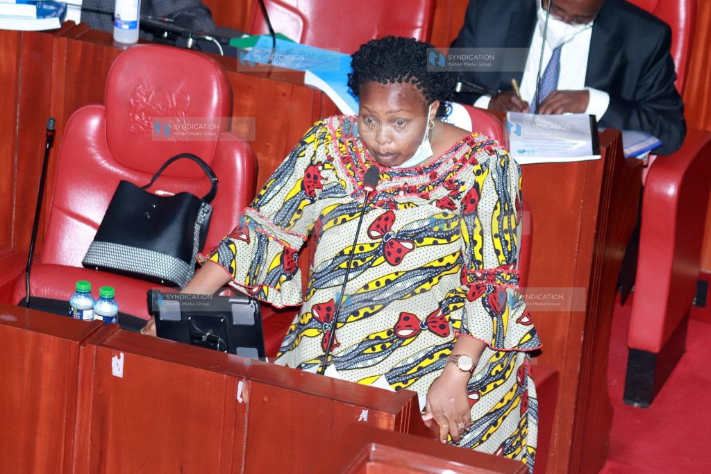 Nominated Senator Millicent Omanga