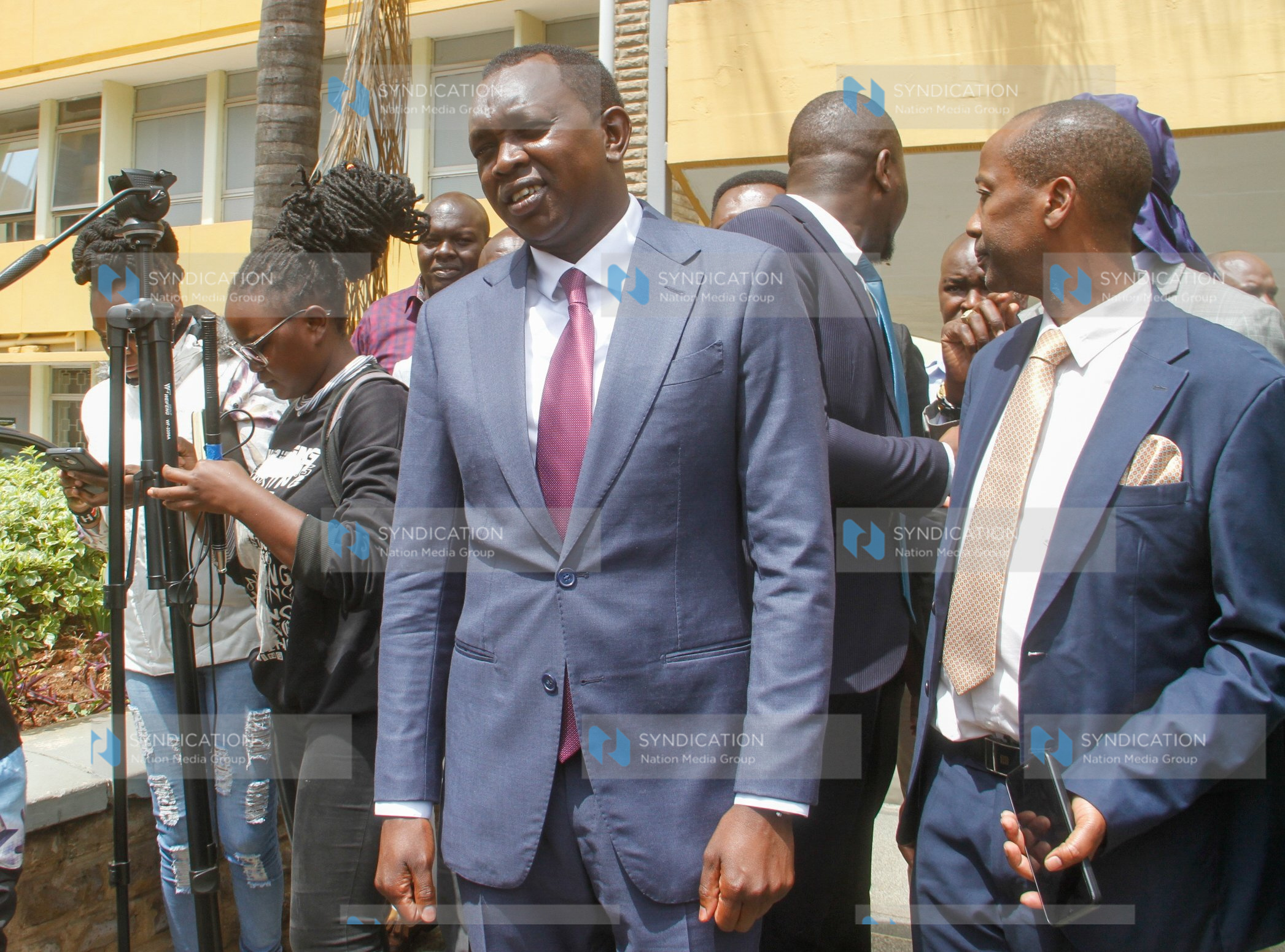 Kapseret MP Oscar Sudi leaves Milimani Law Courts