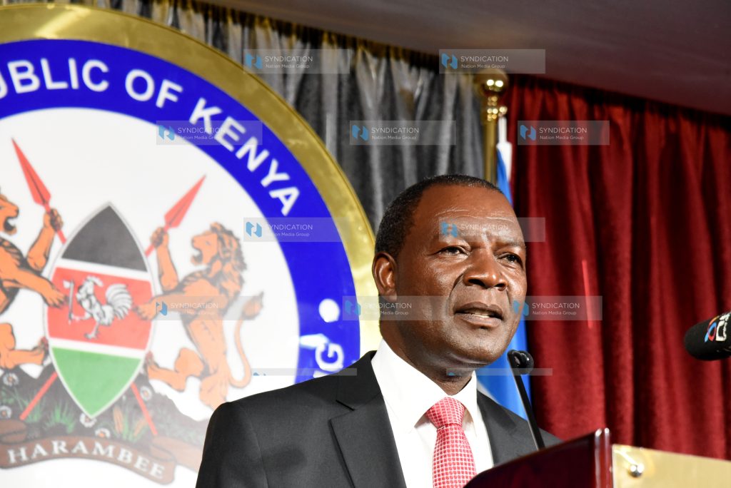 CS Treasury Prof Njuguna Ndung'u
