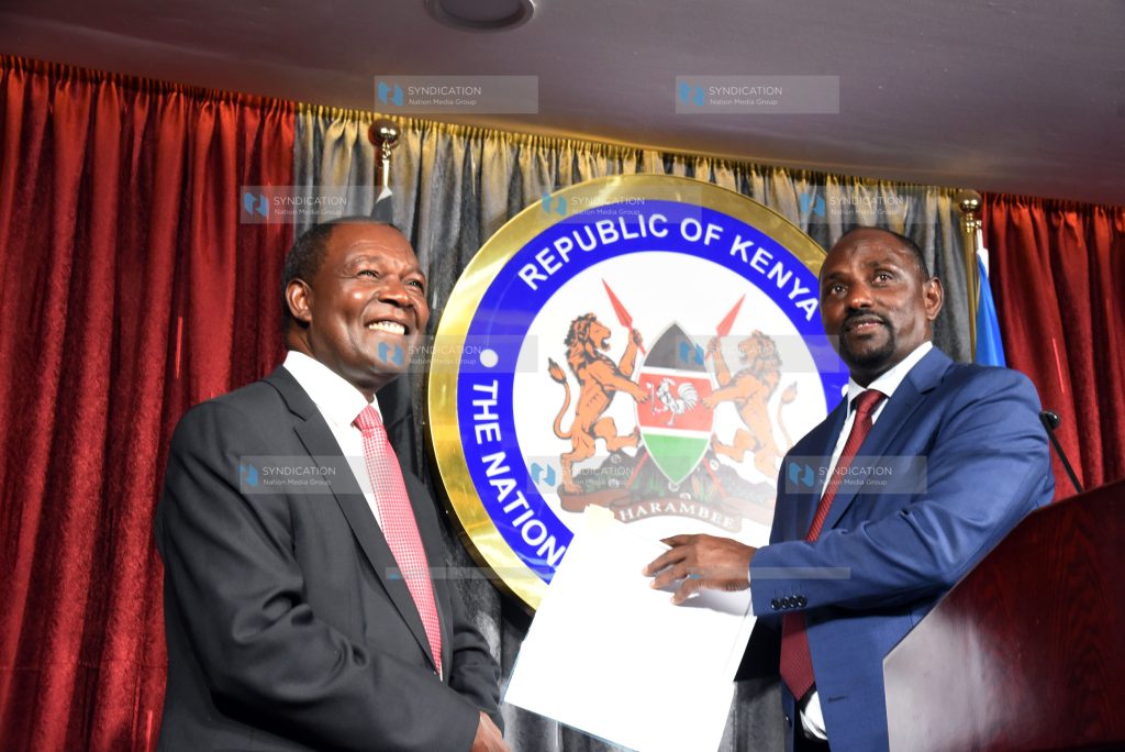 CS Treasury Prof Njuguna Ndung'u