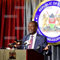 National Treasury and Economic Planning Cabinet Secretary Prof Njuguna Ndung'u