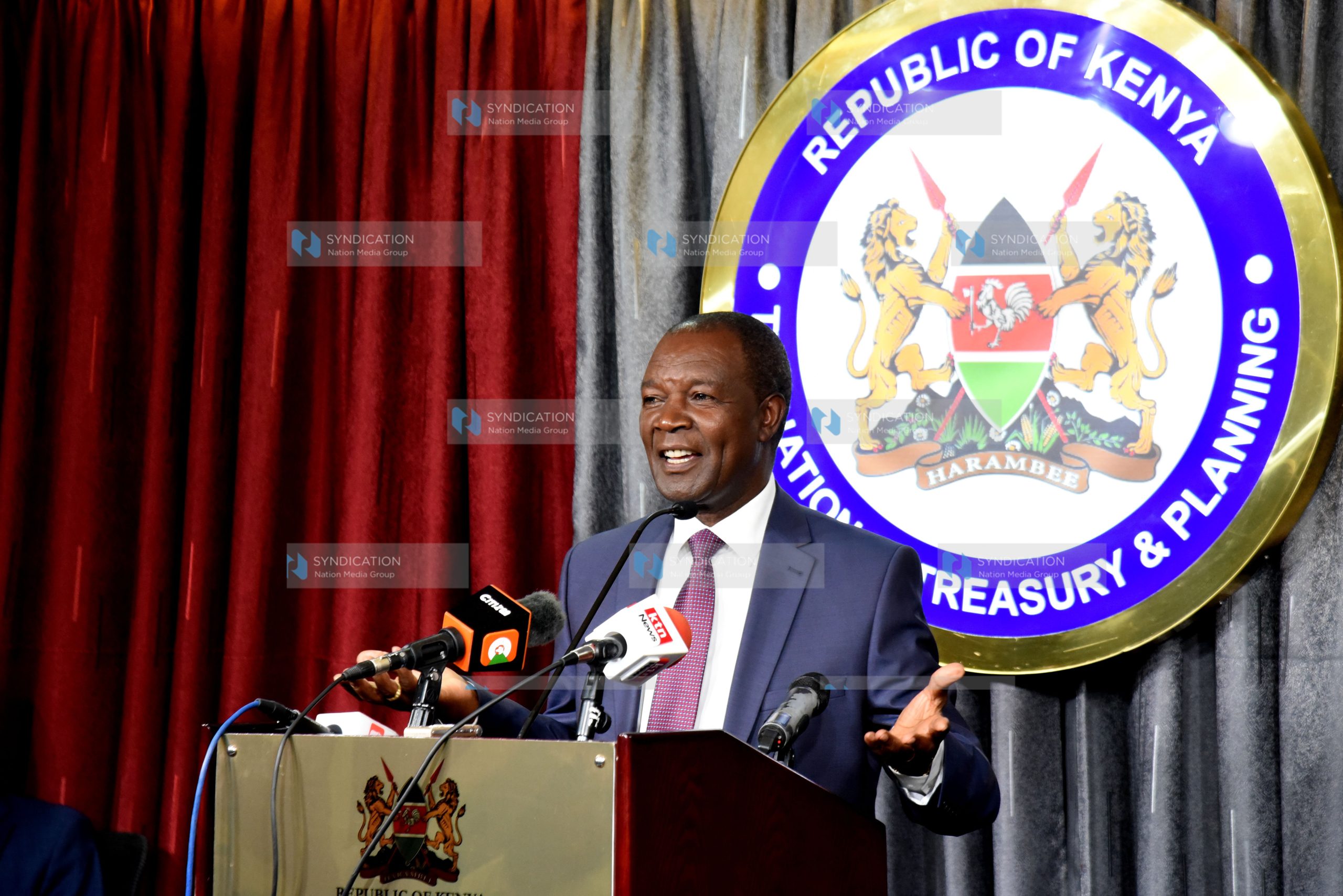 National Treasury and Economic Planning Cabinet Secretary Prof Njuguna Ndung’u