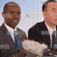 Cabinet Secretary for ICT Joe Mucheru and StarTimes Kenya CEO David Zhang