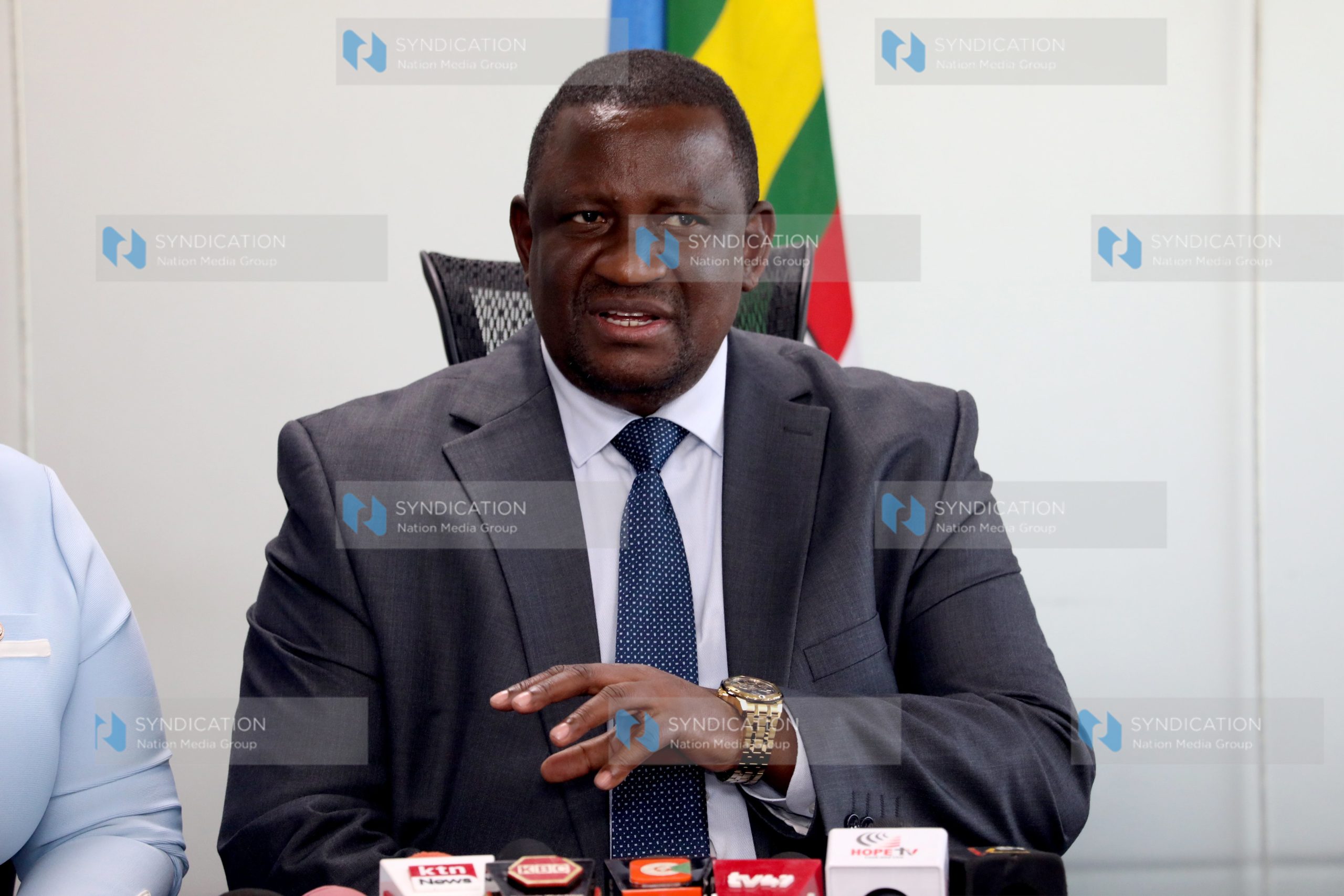 Investments, Trade and Industry Cabinet Secretary Salim Mvurya