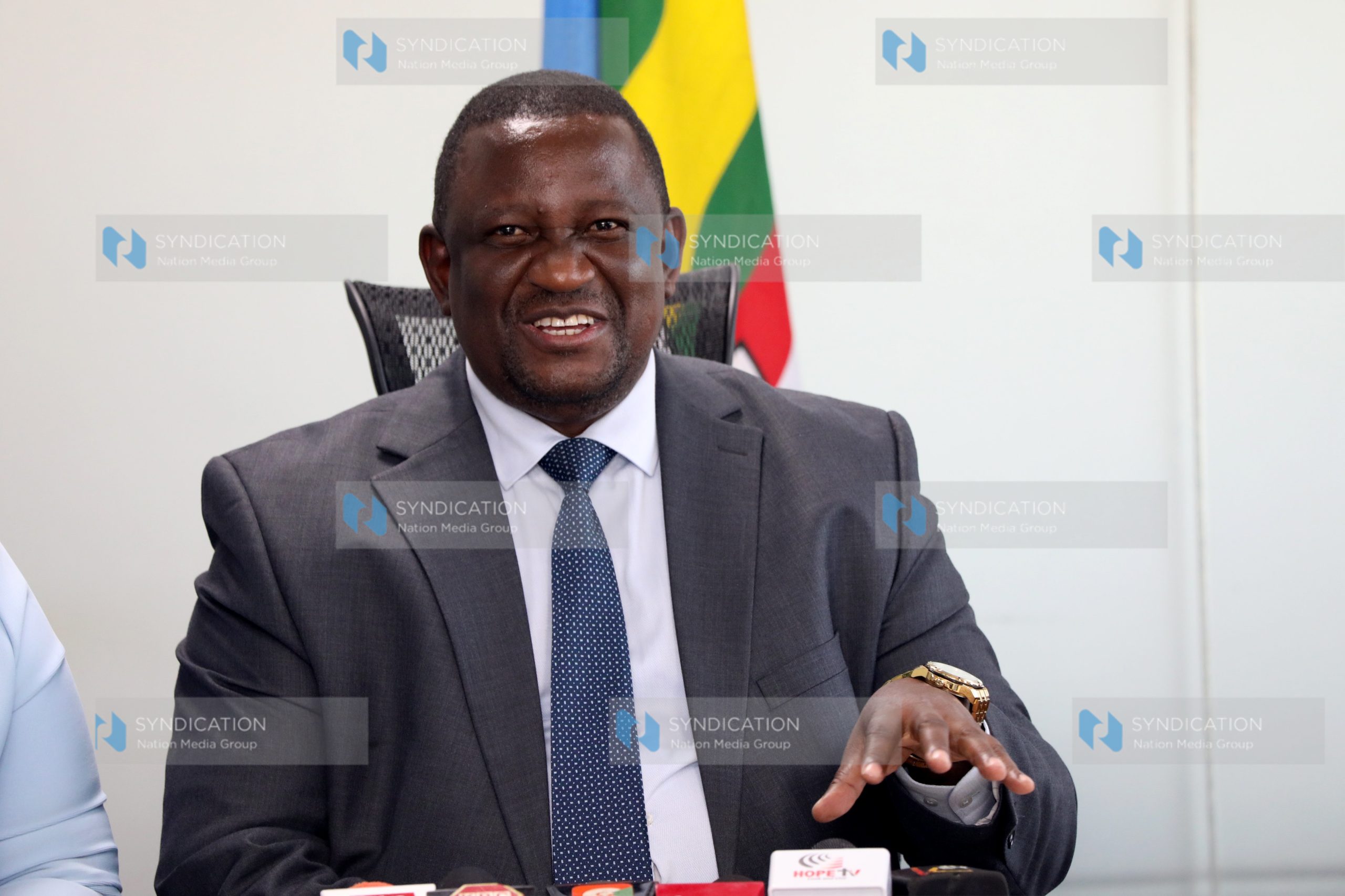 Investments, Trade and Industry Cabinet Secretary Salim Mvurya