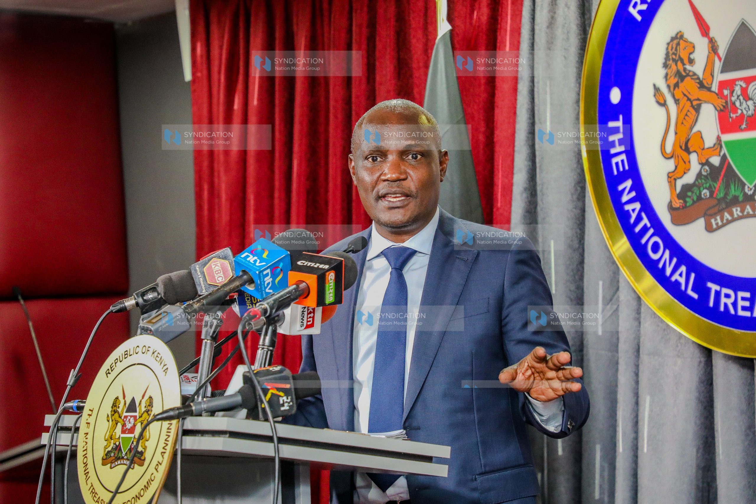 National Treasury and Economic Planning Cabinet Secretary John Mbadi