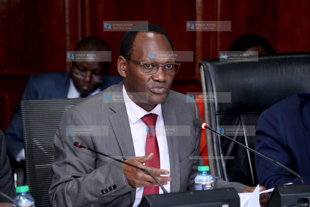 National Treasury Principal Secretary, Dr Chris Kiptoo