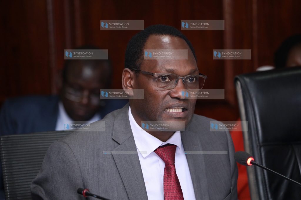 National Treasury Principal Secretary, Dr Chris Kiptoo