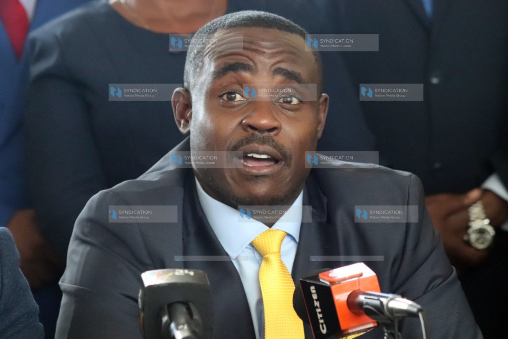 United Democratic Alliance (UDA) Party Secretary General Cleophas Malala