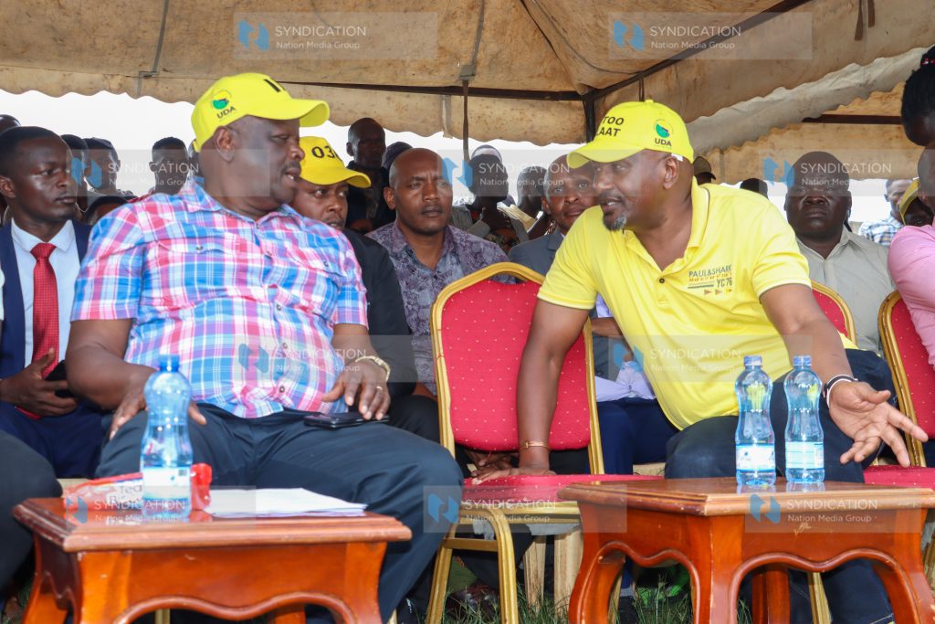 Former Bomet Governor Isaac Ruto and former KANU Secretary General Nick Salat