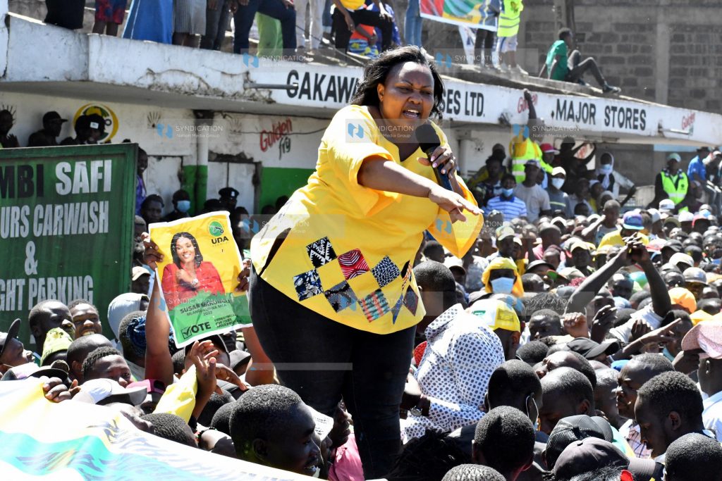 Nairobi County Women Representative aspirant Millicent Omanga