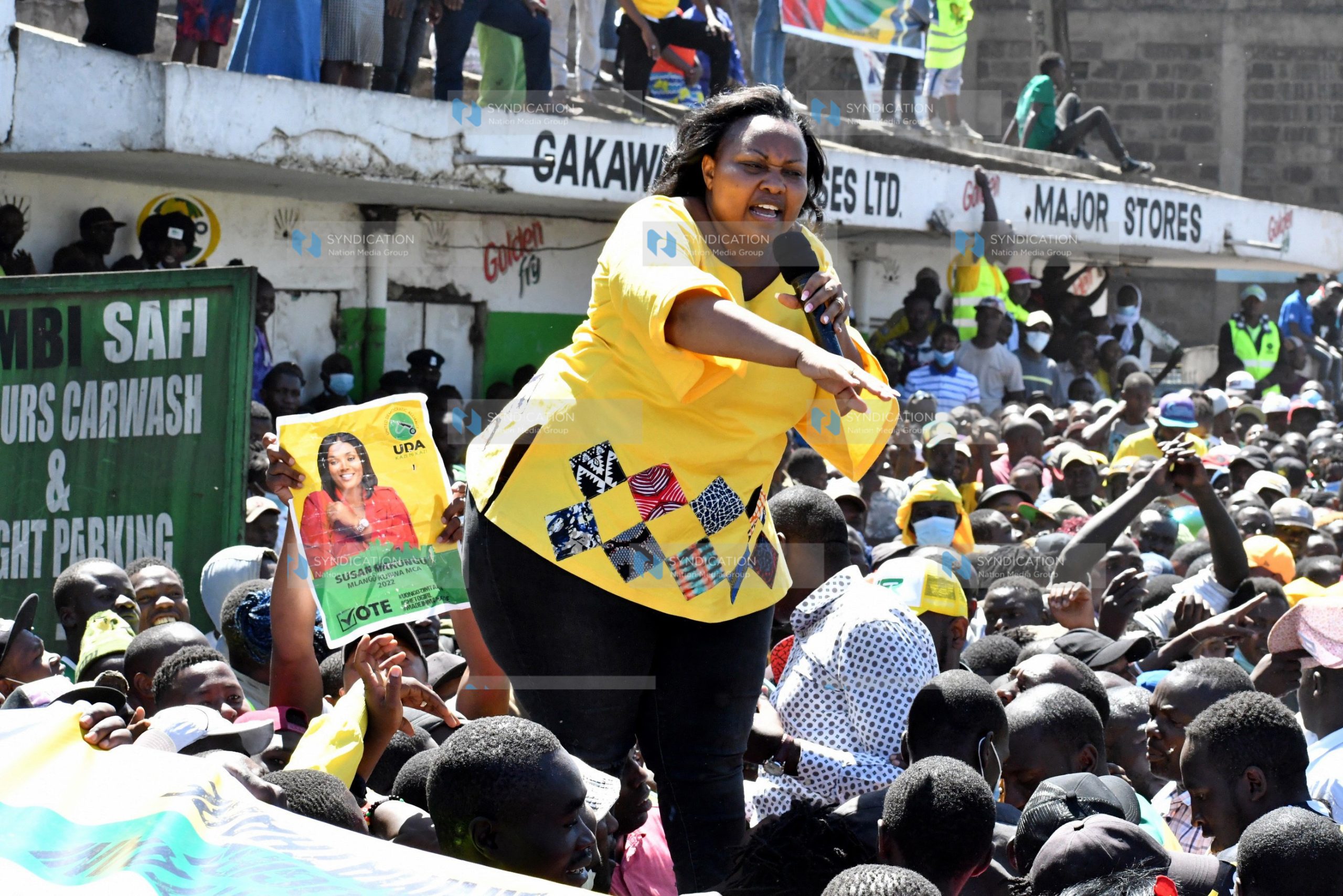 Nairobi County Women Representative aspirant Millicent Omanga