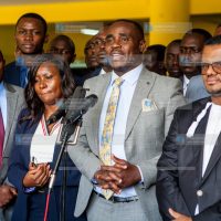 Leader of Majority Party in the National assembly Kimani Ichungwah, UDA Chairperson Cecily Mbarire, UDA secretary general Cleophas Malala and Vice Chairperson Hassan Omar