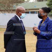 Attorney General Paul Kihara Kariuki with Defense CS Monica Juma
