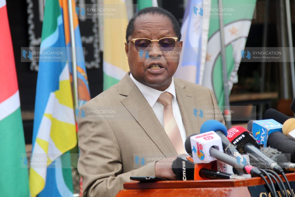 Council of Governors Chairman Martin Wambora