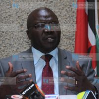 Cabinet Secretary Ministry of Water and Sanitation Simon K. Chelugui