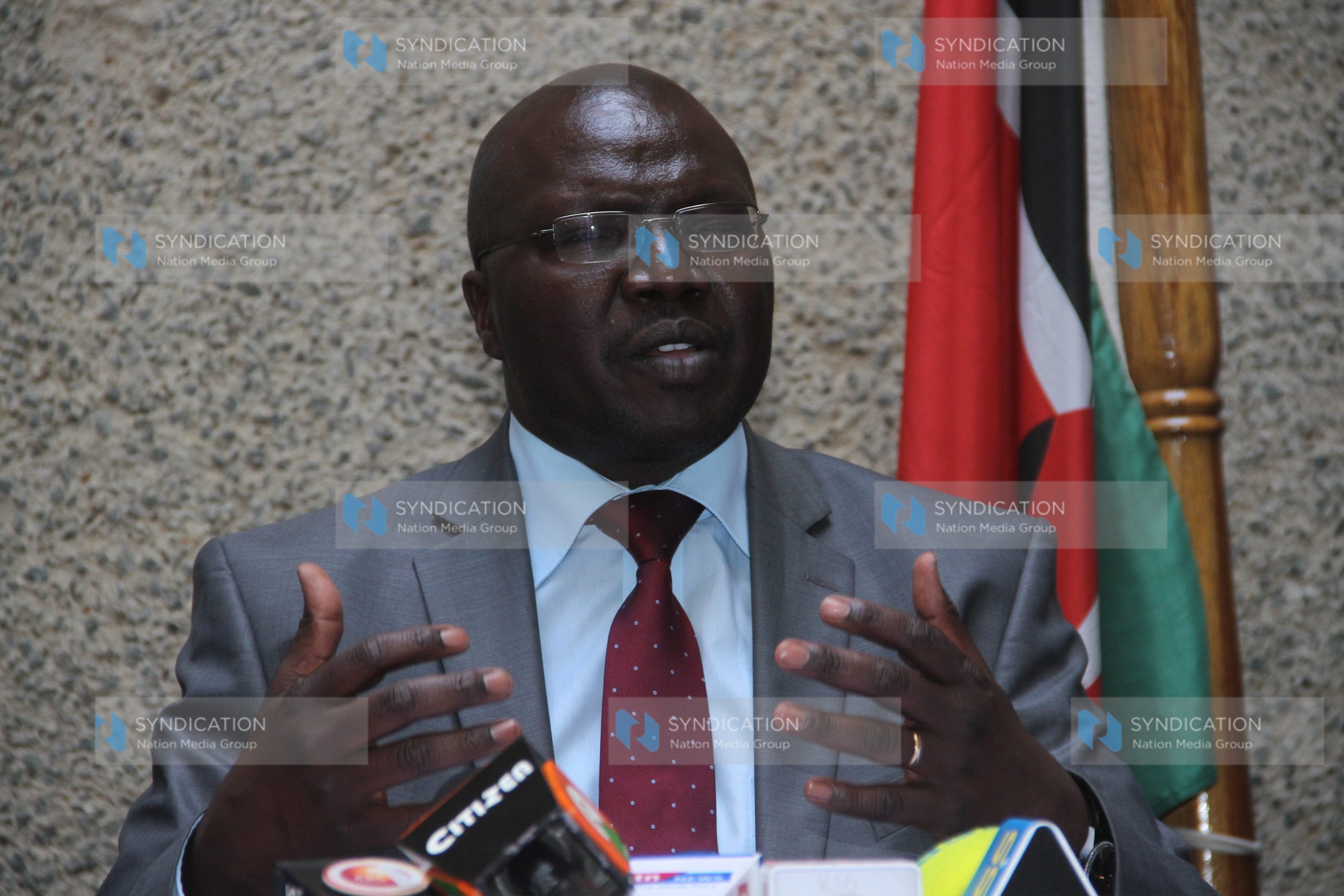 Cabinet Secretary Ministry of Water and Sanitation Simon K. Chelugui